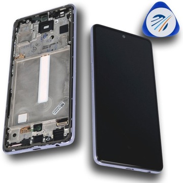 WYŚWIETLACZ LCD SAMSUNG GALAXY A52S |A528| FIOLETOWY ORYGINALNY