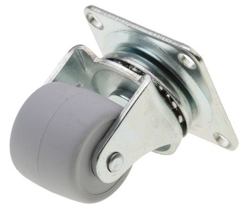KÓŁKO MEBLOWE OBROTOWE GUMOWANE ROLKA fi 30 mm