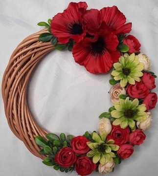 Венки возглавляли пасхальное украшение весна лето 25 см.