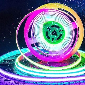 10-метровая цифровая светодиодная лента COB RGB с пикселями WS2811, источник питания для дистанционного управления музыкой