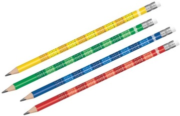 COLORINO Карандаш с таблицей умножения.