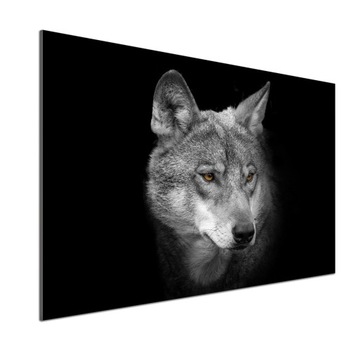Panel szklany do kuchni Wilk wymiar 100x70 + KLEJ