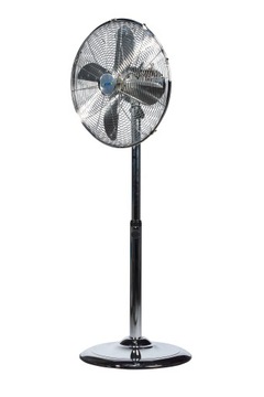 WIATRAK PODŁOGOWY STOJĄCY WENTYLATOR CHROM