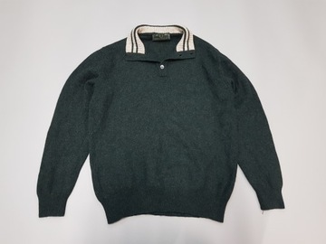 FRED PERRY oryginalny sweter męski 100% wełna 107 S