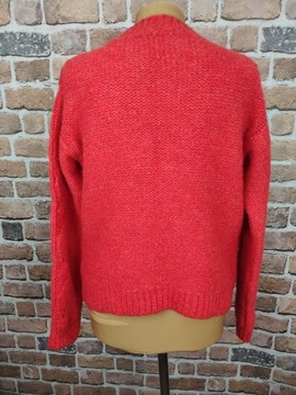 MANGO SUIT SWETER PULLOVER Czerwony rozm S