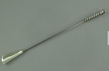 Элегантный рожок для обуви АЛЮМИНИЙ, серебро.