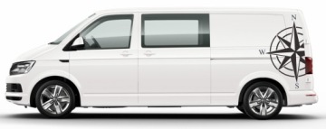 Samolepky Vw T5 T6 velká Růže Větrů