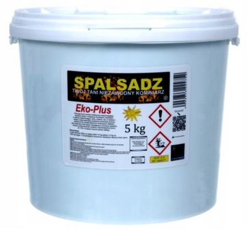 DOPALACZ SADZY CZYŚCI PIEC KOMIN SPALSADZ 5 KG FV