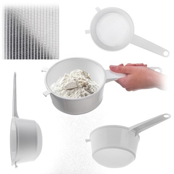 SITKO SITO GĘSTE DO NALEWEK WINA PRZETWORÓW KUCHENNE PLASTIKOWE 15cm 150 mm