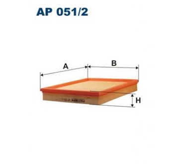 ФИЛЬТР ВОЗДУХА ASTRA G ZAFIRA AP051/2 FILTRON 