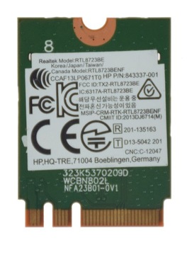 Карта модема Realtek RTL8723BE SPS WIFI 843338-001 843337-001 HP