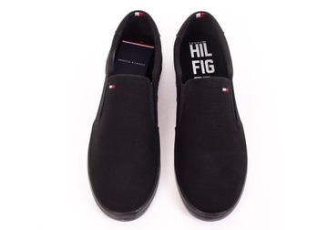 TOMMY HILFIGER BUTY MĘSKIE TRAMPKI BLACK r. 44