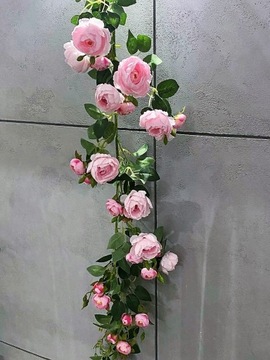 Girlanda z kwiatów róży 125 cm