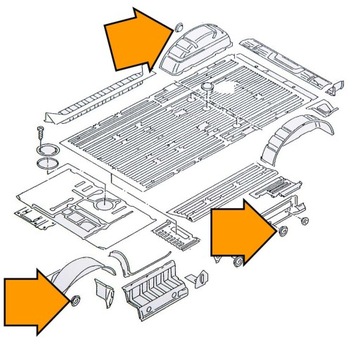 НАПОЛЬНАЯ ДЮБЕЛЬ ЗАГЛУШКА ПОРОГ ПРОКЛАДКА РЕЗИНА 30 ММ