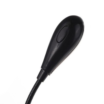 PODWÓJNA LAMPKA DIODY LED USB Z KLIPSEM DO CZYTANIA PRACY BEZPRZEWODOWA