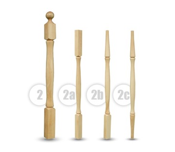 Tralka BUK balustrady BUKOWA drewniana tralki