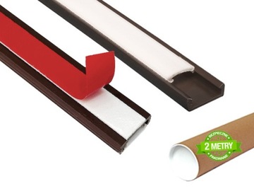 PROFIL LED MINI BRĄZOWY Z TAŚMĄ KLEJĄCĄ | 2 METRY