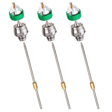 ПИСТОЛЕТ ДЛЯ ПОКРАСКИ, 4X НАСАДКА HVLP 1,4 1,7 2,0 2,5 НАБОР ДЛЯ ПОКРАСКИ 600 мл