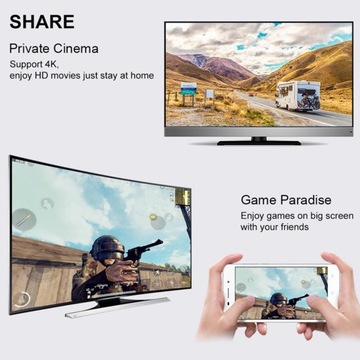 1x odbiornik wyświetlacza Wi-Fi 1x kabel Micro