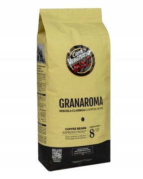 Кофе Vergnano Gran Aroma в зернах 1кг.