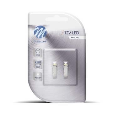 T5 R5 LED Biała W1,2W, W2W, W2,3W M-tech 0,2W