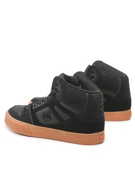 DC Sneakersy Pure High-Top Wc ADYS400043 Black/Gum(Bgm)