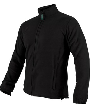 BLUZA ROZPINANA ZIMOWA POLAR ROBOCZY CZARNY M