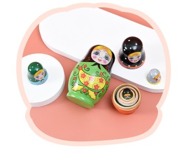 Матрешка Бабушка водное дно 5в1