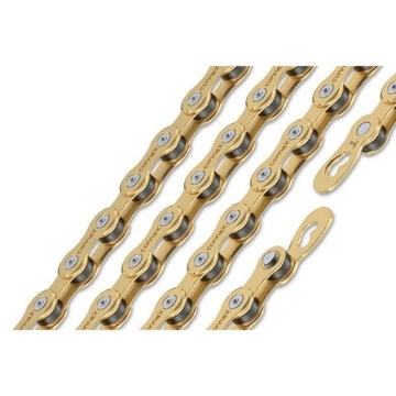 Łańcuch CONNEX 10SG 114 ogniw 10S złoty spinka
