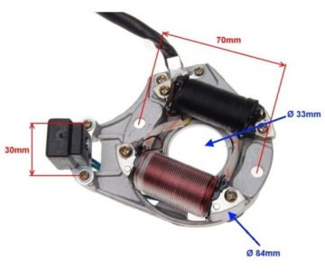 CHOPPER KINROAD KING Romet Kingway 4T Quad ATV 50 Статор Статор для 2 катушек