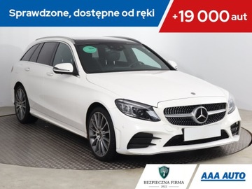 Mercedes Klasa C W205 Kabriolet Facelifting 1.5 200 184KM 2018 Mercedes C C 200 4MATIC, Salon Polska, Serwis ASO