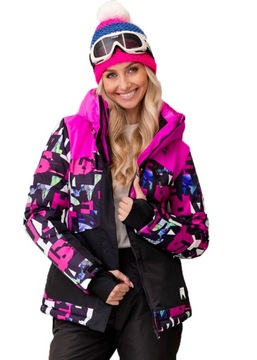 КУРТКА MERRY LETTERS ЗИМНЯЯ ЛЫЖНАЯ ДЛЯ ЛЫЖНОЙ СКЛОНА ЖЕНСКАЯ ТЕПЛАЯ XL