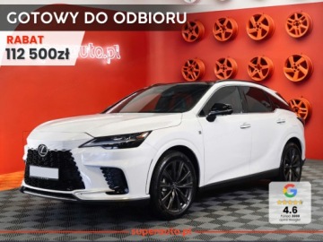 Lexus RX V 2.5 450h+ 309KM 2025 Od ręki - F Sport Design 2.5 Hybrid Plug-in 309KM | Dach panoramiczny!