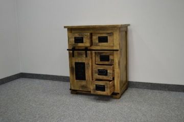 Сундук из экзотического дерева MANGO серии RAILWAY 85 см