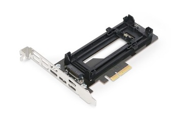 Адаптер ICY DOCK 1 твердотельный накопитель M.2 NVMe на PCIe 4.0 x4 с радиатором (EZConvert Ex