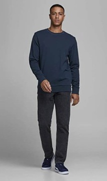 JACK&JONES SWETER MĘSKI GRANATOWY L 1SPH