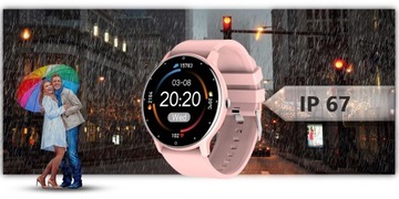 ZEGAREK DAMSKI SMARTWATCH SEN PULS SMS POLSKIE MENU +BOX +GRAWER