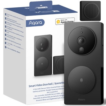 AQARA G4 INTELIGENTNY WIDEODOMOFON DZWONEK KAMERA SMART HOMEKIT ZIGBEE EU