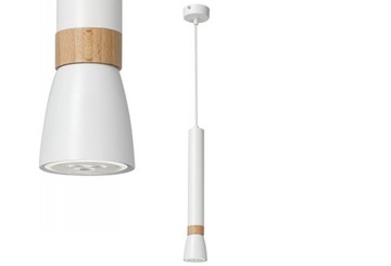 LAMPA ZWIS TUBA WOOD DREWNO EYE METAL GU10 120cm