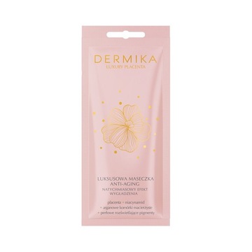 DERMIKA Luxury Placenta luksusowa MASECZKA wygładzająca do Twarzy 10ml