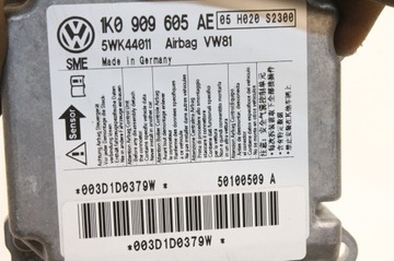 1K0909605AE MODUL AIRBAG VW SCIROCCO 137 138 2.0 TDI 103KW