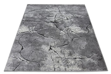 Dywan 100X180 popielaty miękki praktyczny modny