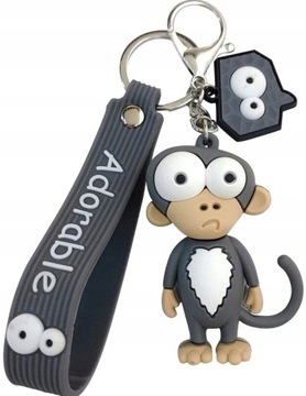 Brelok małpa do kluczy torby na prezent małpka