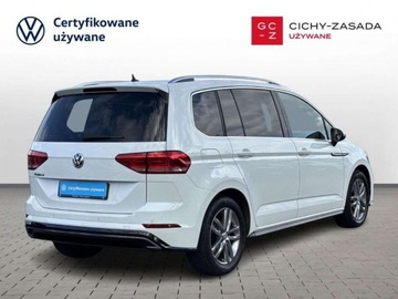 Volkswagen Touran III 1.5 TSI EVO 150KM 2019 Volkswagen Touran TSI 150KM Highline 7 os. R-Line Exterieur LED Nawiga, zdjęcie 4