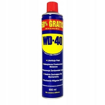 WD-40 600ml odrdzewiacz smaruje czyści spray WD40