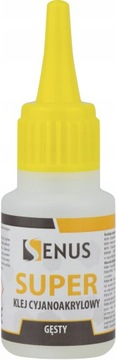 SENUS ЦИАНОАКРИЛАТНЫЙ КЛЕЙ - ТОЛСТЫЙ 20г СУПЕРКЛЕЙ