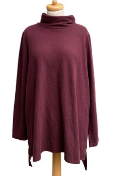 Sweter Golf Bodowy Bordo Primark 2XL 50 52 Ovesize