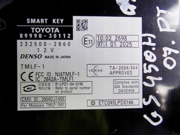 LEXUS GS III 05-12 450H MODUL SMART KEY