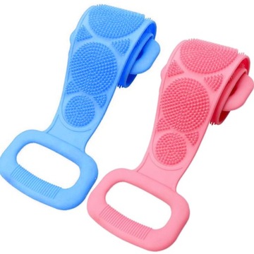 СИЛИКОНОВАЯ ШАЙБА ДЛЯ УМЫВАНИЯ, МАССАЖА СПИНЫ, МАССАЖЕР, СИЛИКОНОВЫЙ МАССАЖНЫЙ ПОЯС