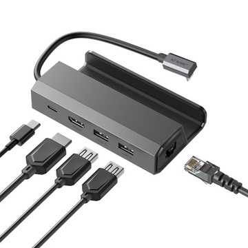 JSAUX HUB USB-C для Steam Deck HDMI 4k 100 Вт PD USB